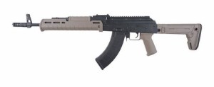 [CYMA] CM077 AK MP커스텀 전동건 - 감속기형 칼라파트 소염기 버젼(탄색)