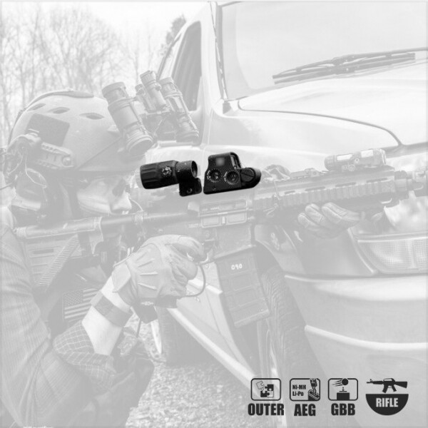 TOY SIGHT EXPS with G43 x3 Magnifier